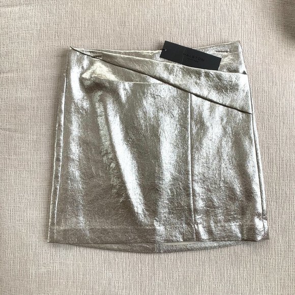 Halston Heritage Draped Mini Skirt - Picture 3 of 5